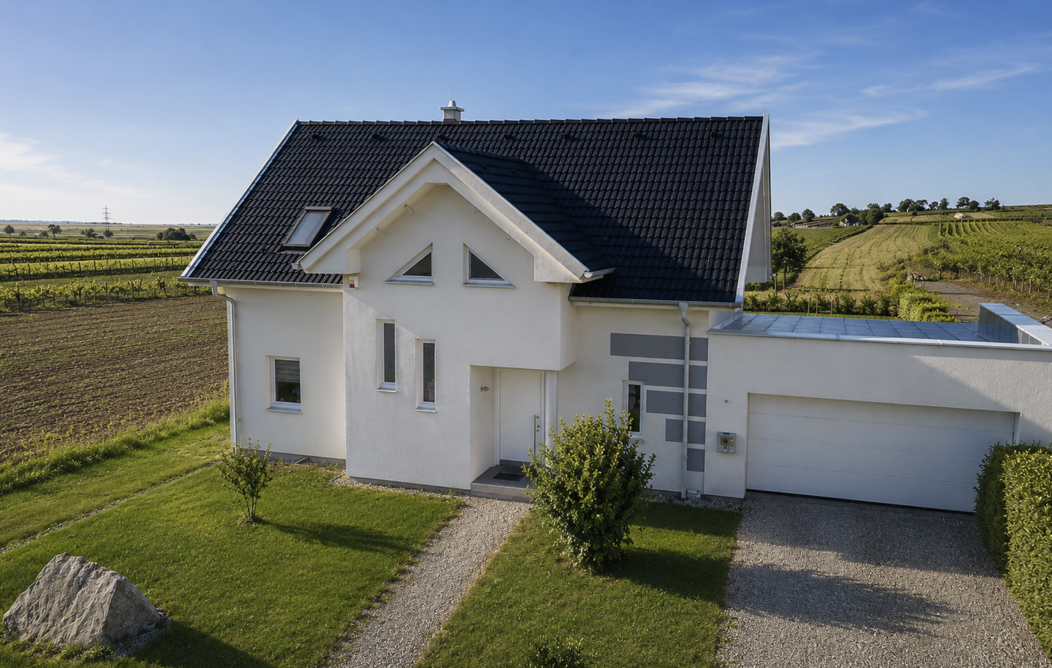 Einfamilienhaus mit Weinbergblick